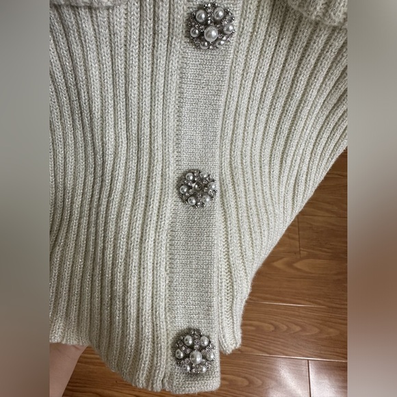 Self- Portrait star loves- wool knit dress with crystals - Picture 8 of 8